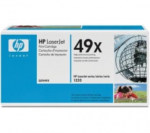 Картридж HP 49Х для HP LJ 1320/ M3390/ M3392 повышенный ресурс (Q5949X)