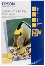 Фотобумага 10х15 Epson Premium glossy Photo Paper, 20 листов (C13S041706)