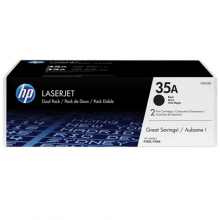 Картридж HP 35А для принтера HP LJ P1005/ P1006 2 шт CB435A (Dual Pack) (CB435AF)
