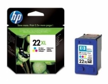 Картридж HP 22 XL цветной HP DeskJet D1460/ D2360/ F2100/ F2180/ F2280/ F4100/ F4140/ F4180/ PSC 1410/ 1415/ OfficeJet 4355/ 5610 (C9352CE)