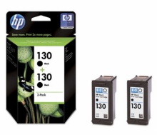 Картридж HP 130 черный 2 шт для DeskJet 5743/ 5943/ 6543, PSC 2613/ 2713, Photosmart 8453/ 8753 (C9504HE)