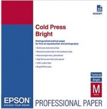 Бумага A3+ Epson Fine Art Paper Cold Press Bright плотность 340, 25 листов (C13S042310)