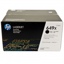 Набор 2 черных картриджей HP 649X для принтера HP Color LaserJet CP4525dn/ CP4525n/ CP4525xh (CE260XD)