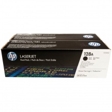 Набор 2 черных картриджей HP 128A для принтера HP Color LaserJet CP1525n/ CP1525nw, CM1415fn/ CM1415fnw (CE320AD)