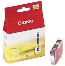 Картридж с чернилами Canon CLI-8Y (желтый) Pixma IP4300/ 4500/ 5300/ 6700D, iX4000/ 5000, Pixma MP500/ 530/ 800/ 830, Pixma Pro9000 (0623B024)