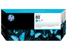 Печатающая головка HP 80 Dye & Cleaner DesignJet 1050/ 1055 cyan (C4821A)