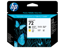 Печатающая головка HP 72 Designjet T610/ T1100 plus Matte black, Yellow (C9384A)