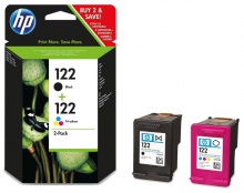Набор картриджей HP 122 черный + цветной HP DeskJet 1000/ 1050/ 2000/ 2050/ 3000/ 3050 (CR340HE)