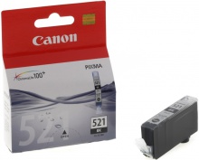 Картридж Canon CLI-521Bk черный Pixma IP3600/ 4600/ 4700/ MP540/ 550/ 620/ 630/ 980/ 990 (2933B004)