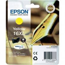 Картридж Epson 16XL принтера WorkForce WF-2010 желтый (C13T16344010)