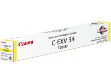 Картридж с тонером Canon C-EXV34 желтый IR Advance C2020/ С2220/ С2225/ C2025/ C2030/ С2230 (3785B002)