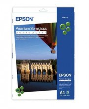 Фотобумага А4 Epson Premium Semigloss Photo Paper полуглянцевая, 20 листов (C13S041332)