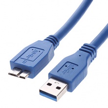 Кабель USB 3.0 AM-Micro B 1.8 м синий PN-USB3-MICRO Patron