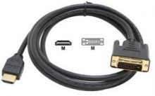 Кабель DVI-HDMI (DVI24+1- HDMI 19PIN) 1.8 м PN-DVI-HDMI-18 Patron
