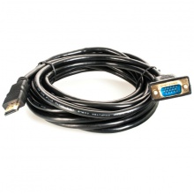 Кабель HDMI M-VGA M 4.5 м для подключения DVD плеера/ HDTV ресивера/ PlayStation к монитору PN-HDMI-VGA-45 Patron
