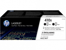 Картриджи черные 2 шт HP 410X HP Color LaserJet Pro M377dw/ M452dn/ M452nw/ M477fdn/ M477fdw/ M477fnw (2*6500 страниц) (CF410XD)