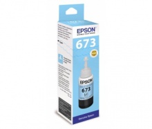 Чернила Epson T6735 светло синие для Epson L800/ L805/ L810/ L850/ L1800 (C13T67354A)