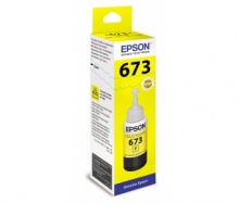 Чернила Epson T6734 желтые для Epson L800/ L805/ L810/ L850/ L1800 (C13T67344A)