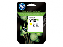 Картридж HP 940 XL желтый принтера HP OfficeJet Pro 8000/ 8500 (C4909AE)