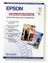 Фотобумага А3 Epson Premium Semigloss Photo Paper полуглянцевая, 20 листов (C13S041334)