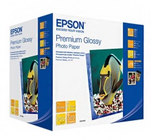 Фотобумага 13х18 Epson Premium glossy Photo Paper, 500 листов (C13S042199)