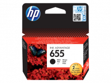 Картридж HP 655 принтера HP DeskJet 3525/ 4615/ 4625/ 5525/ 6525 черный (CZ109AE)